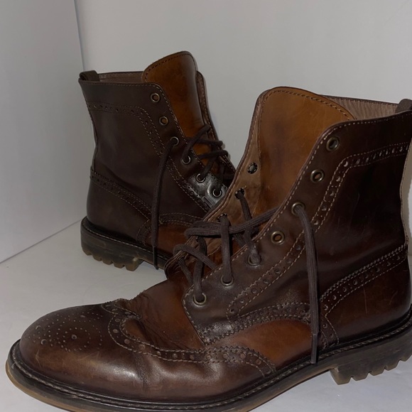 Men Gordon Rush leather boots size 10.5 - Picture 2 of 12